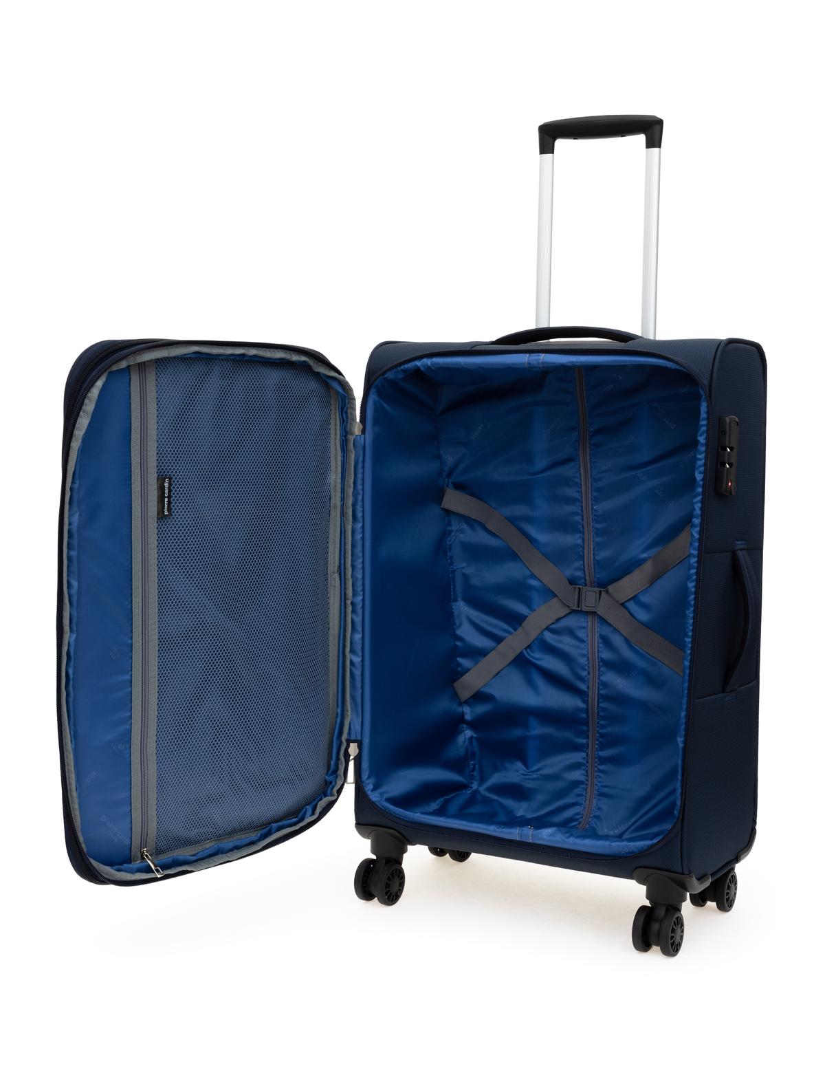 Lacivert Orta Boy Kumaş Valiz - 50312933002