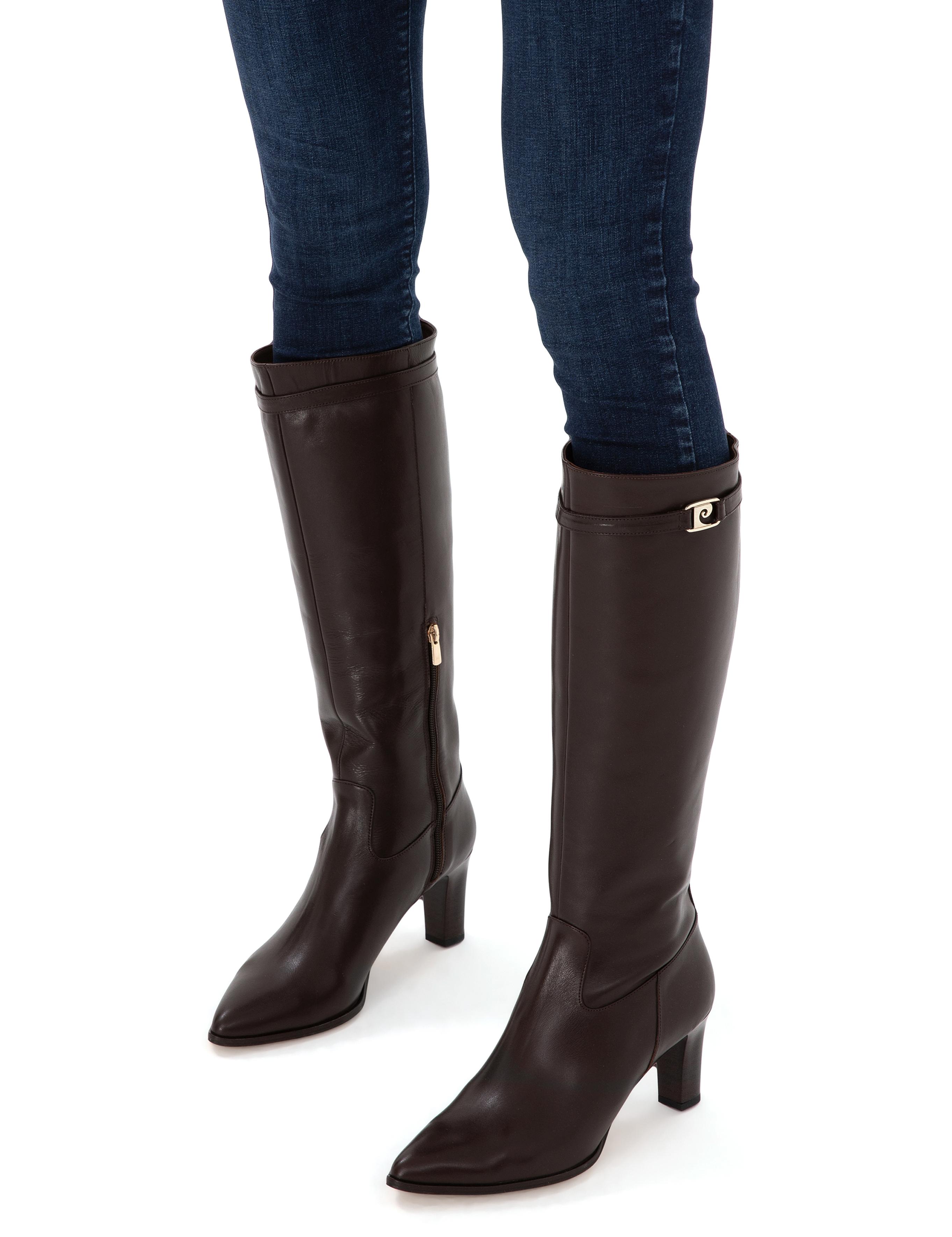 Kahverengi Topuklu Çizme