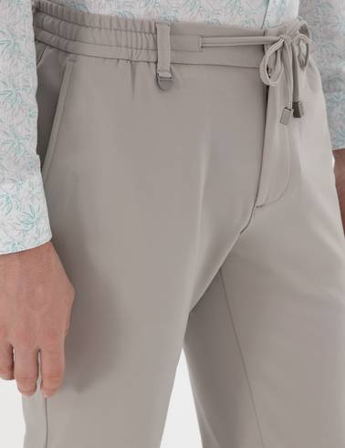 Gri Klasik Jogger Pantolon