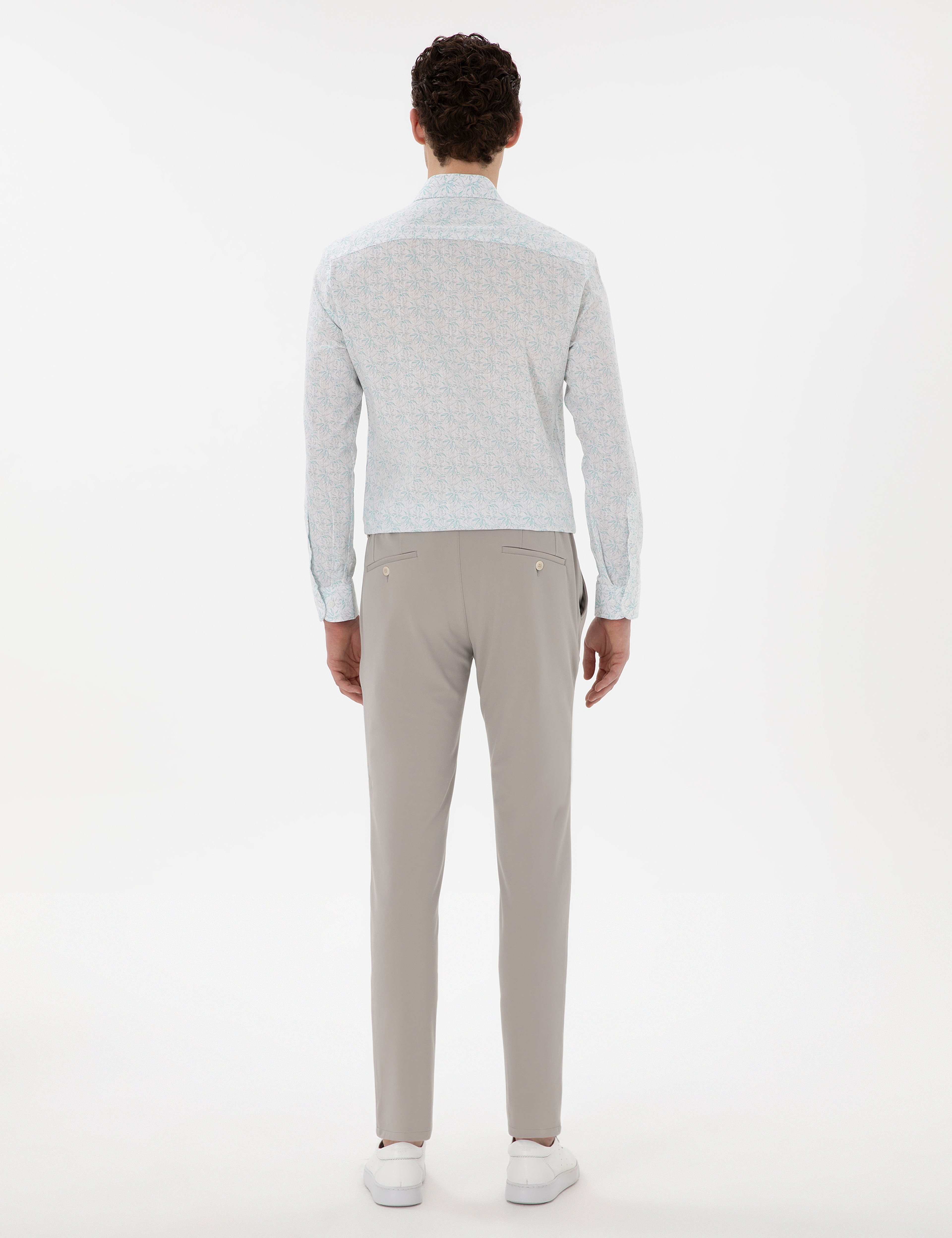 Gri Klasik Jogger Pantolon