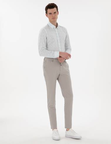 Gri Klasik Jogger Pantolon