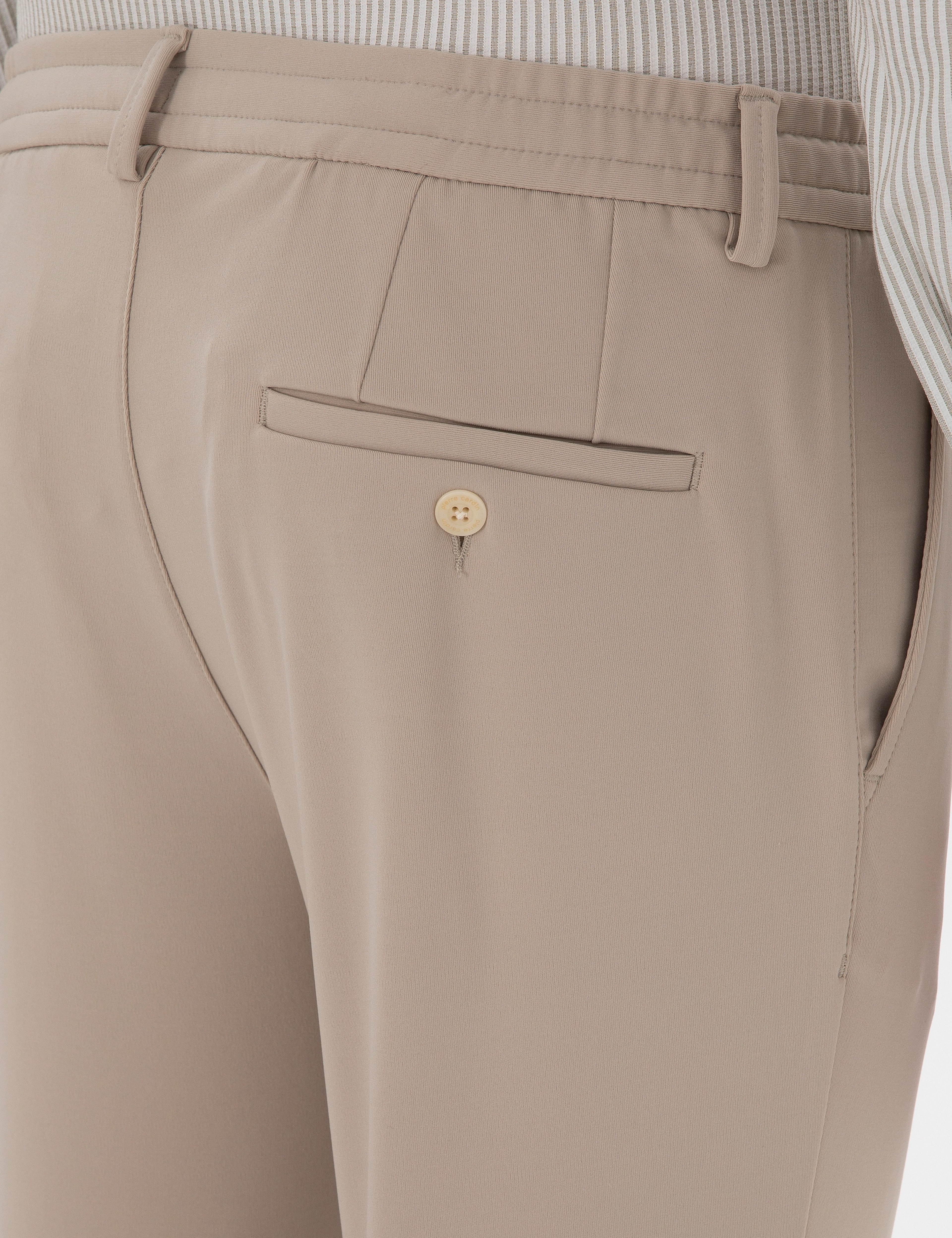 Bej Klasik Jogger Pantolon - Image 6