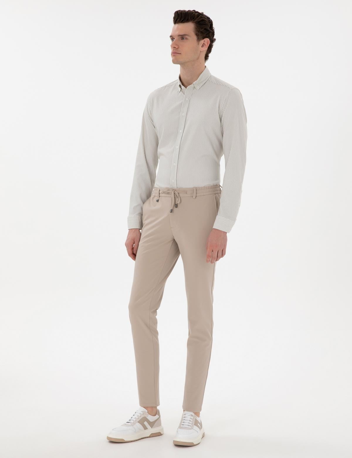 Bej Klasik Jogger Pantolon - 50306962174