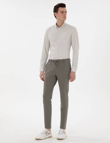 Haki Klasik Jogger Pantolon