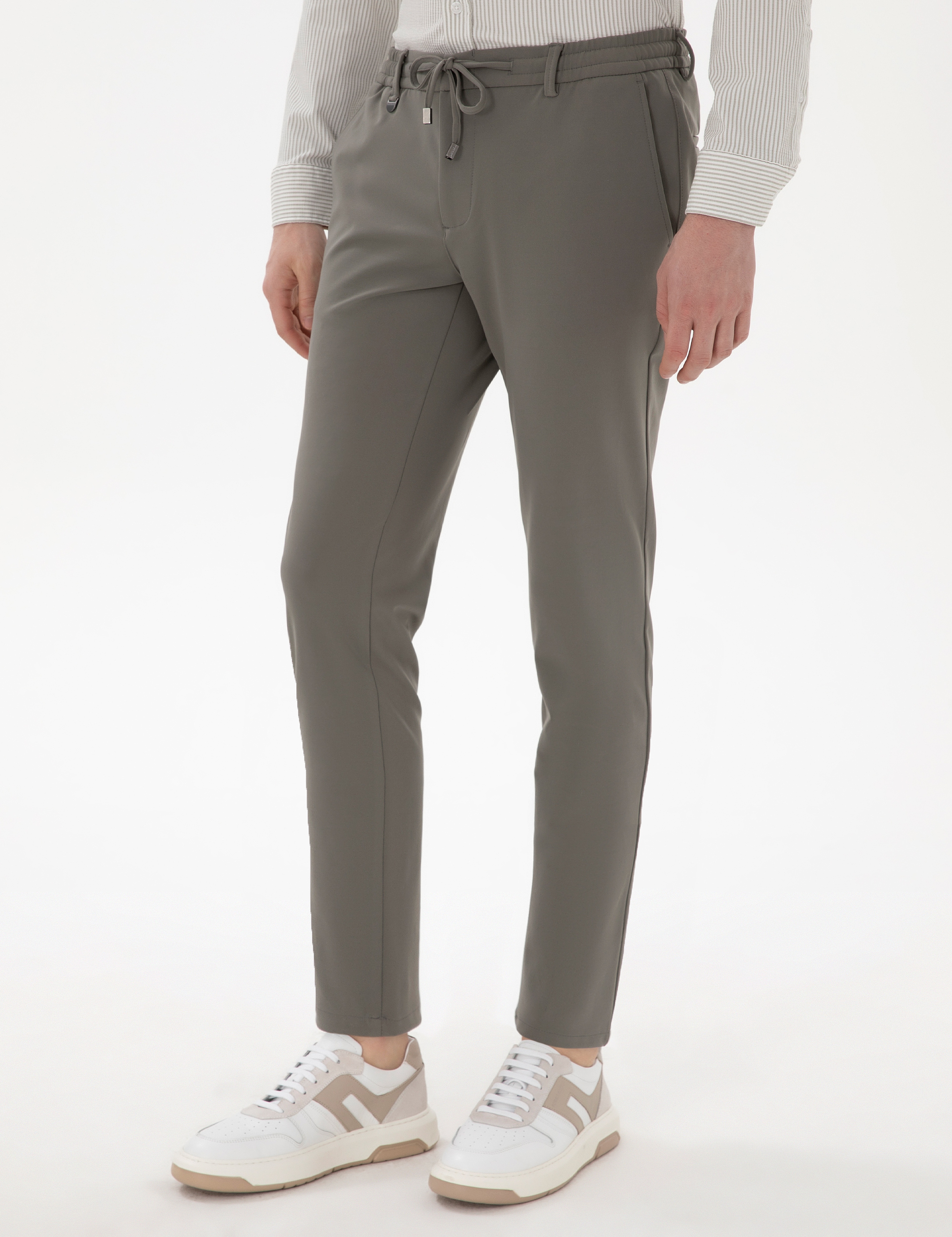 Haki Klasik Jogger Pantolon - Image 2
