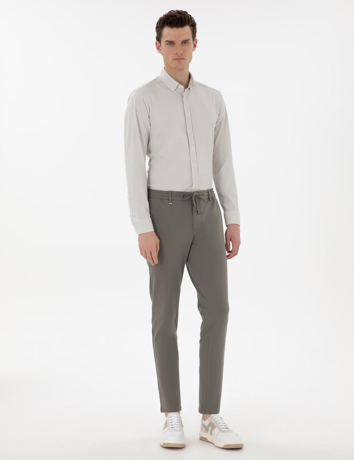 Haki Klasik Jogger Pantolon