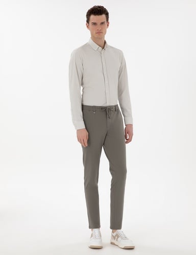 Haki Klasik Jogger Pantolon