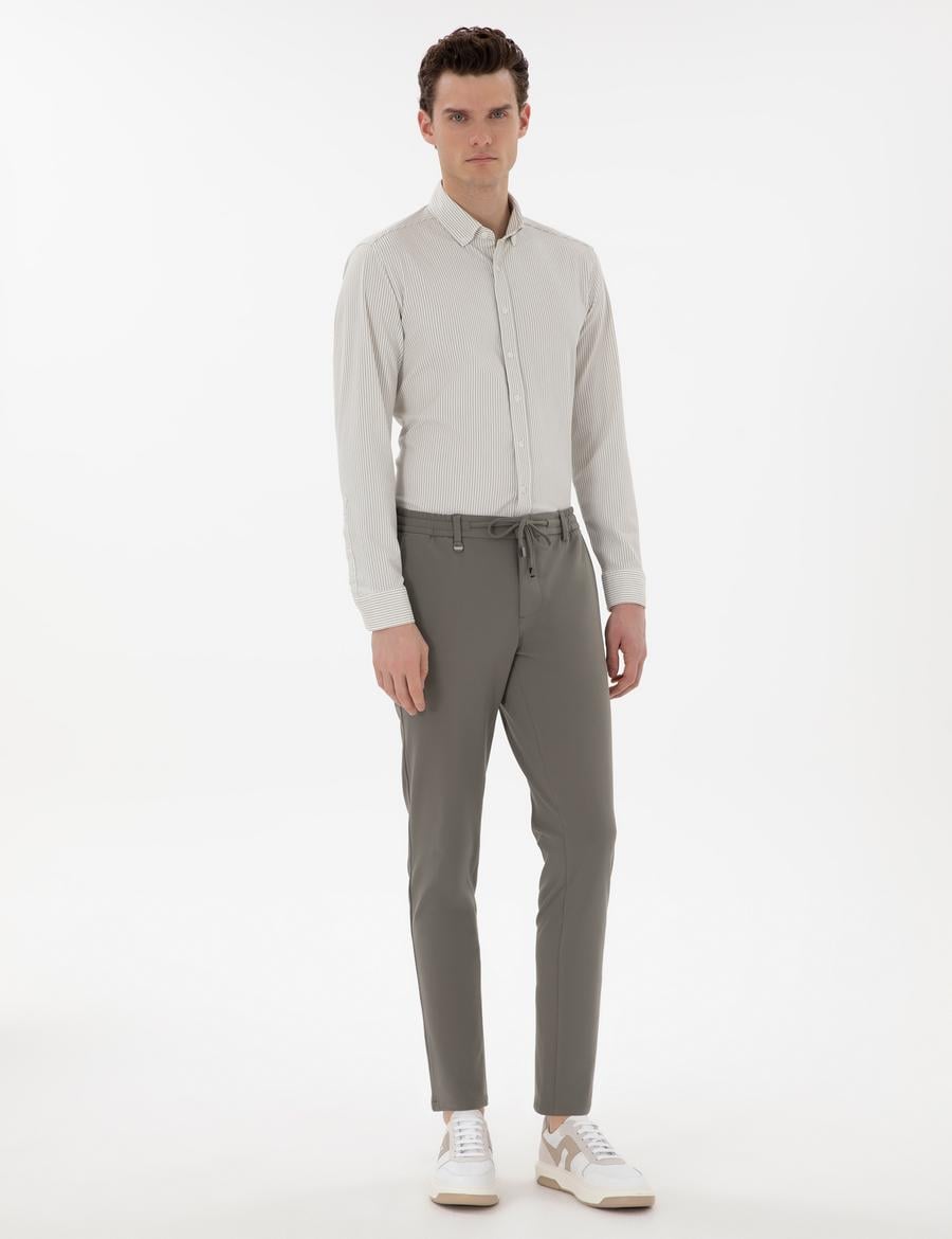 Haki Klasik Jogger Pantolon