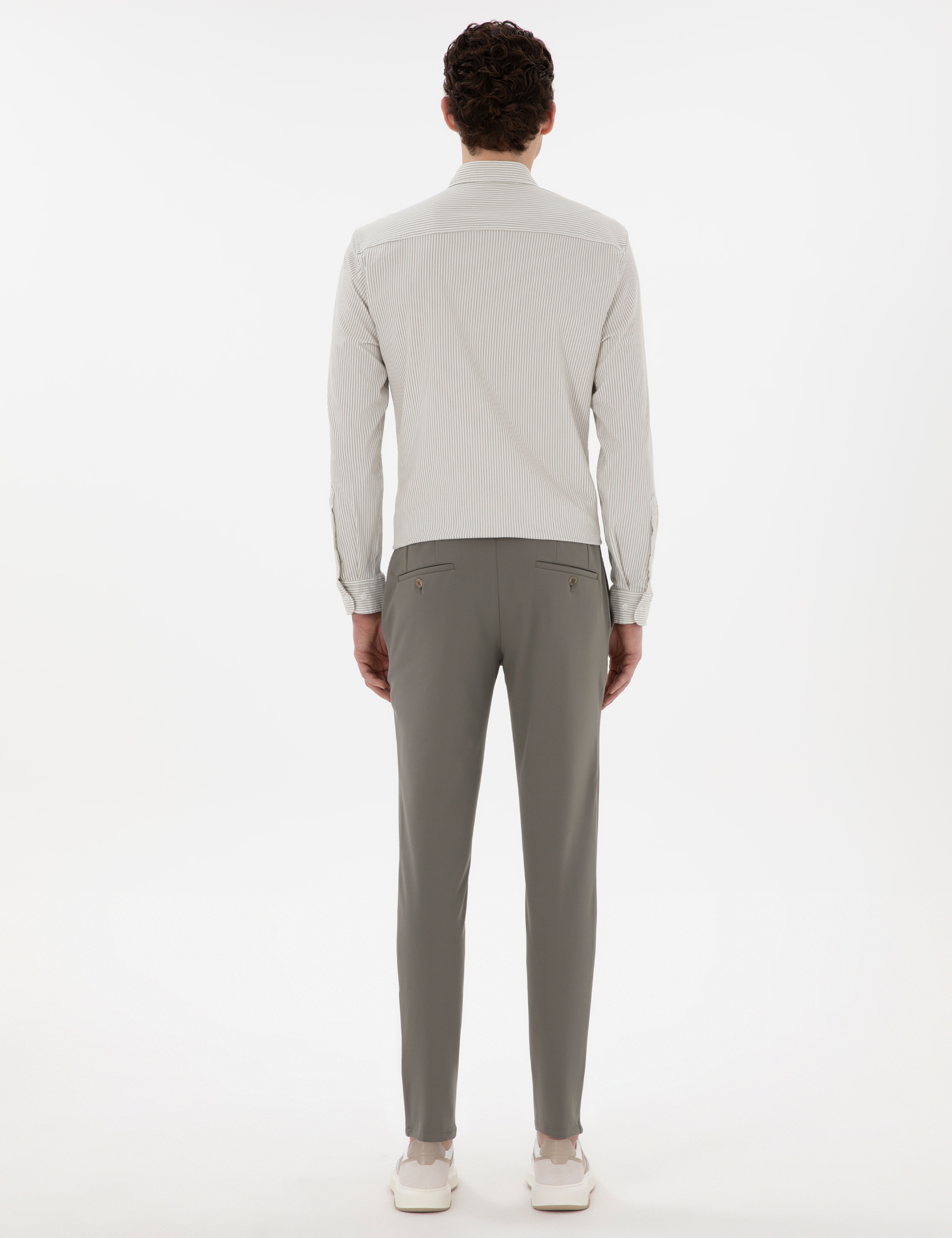 Haki Klasik Jogger Pantolon - Image 4