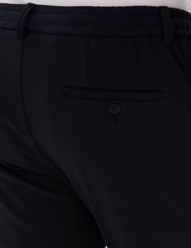 Lacivert Klasik Jogger Pantolon