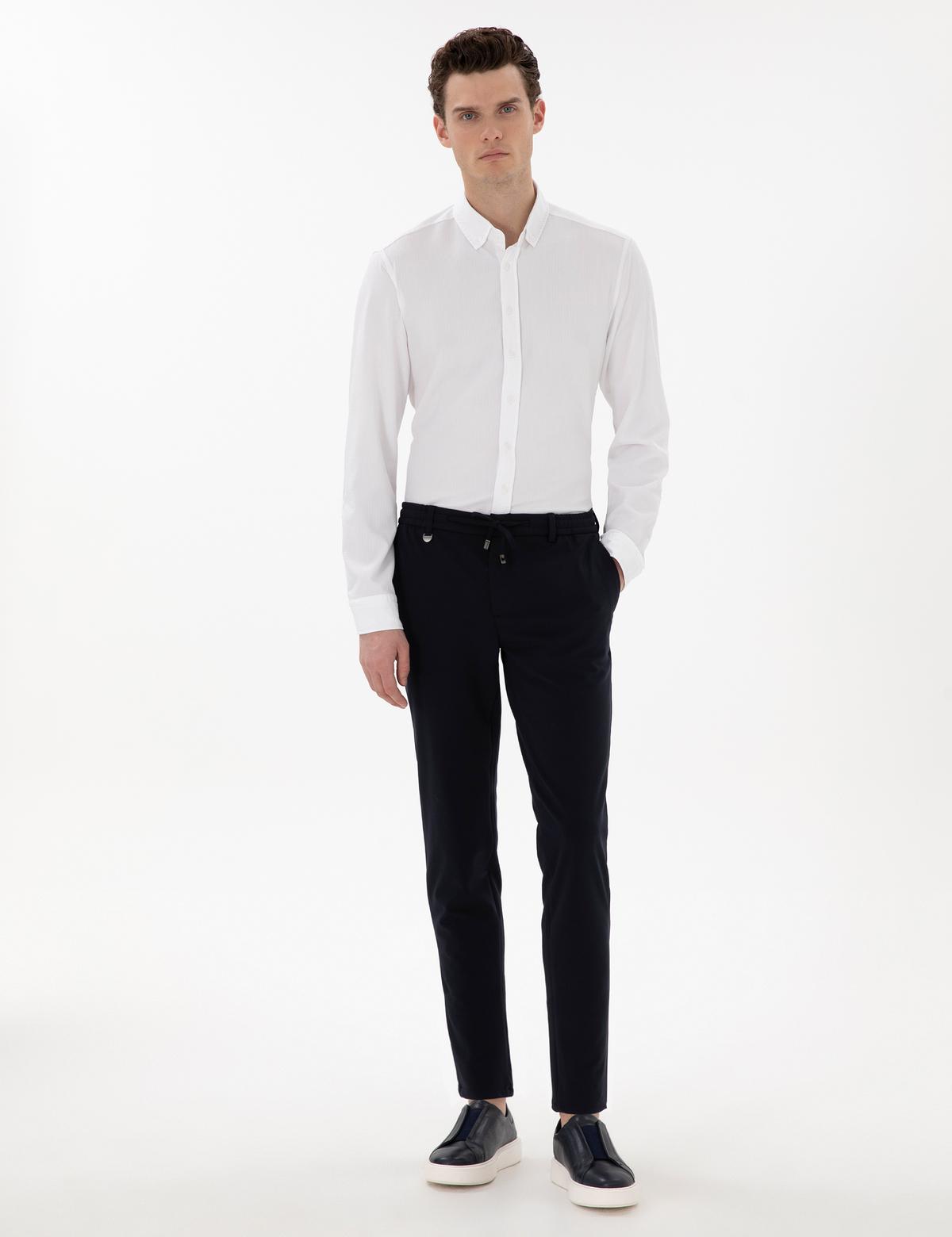 Lacivert Klasik Jogger Pantolon - 50306962075