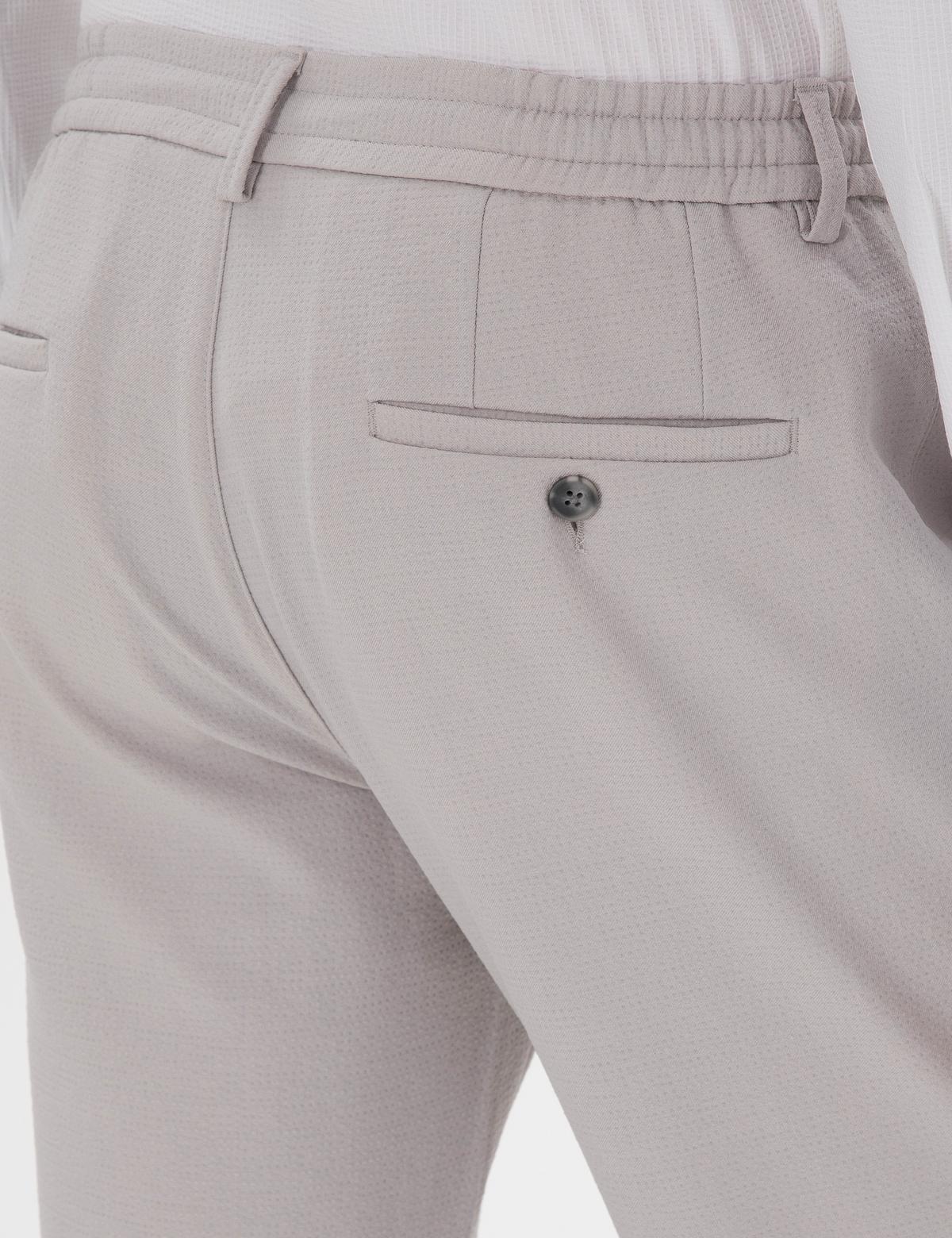 Gri Slim Fit Kumaş Pantolon - 50305636053