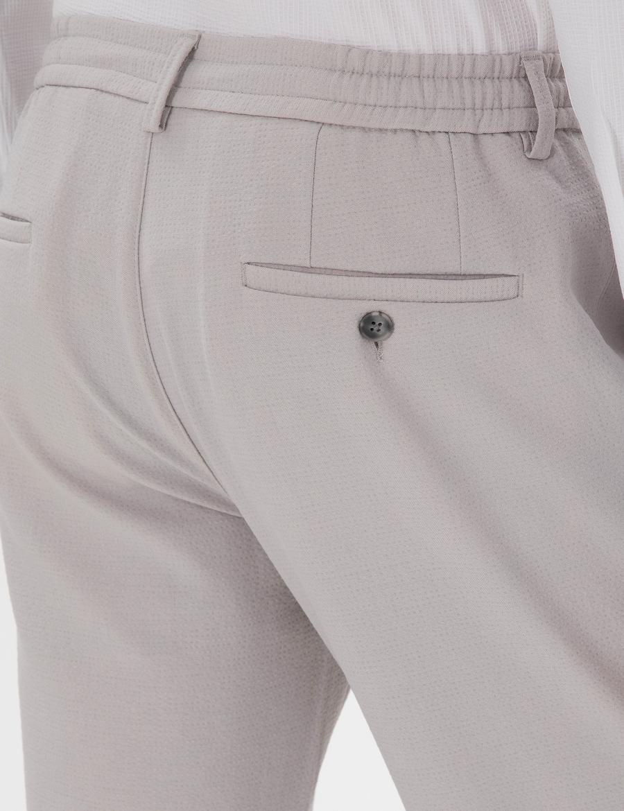 Gri Slim Fit Kumaş Pantolon