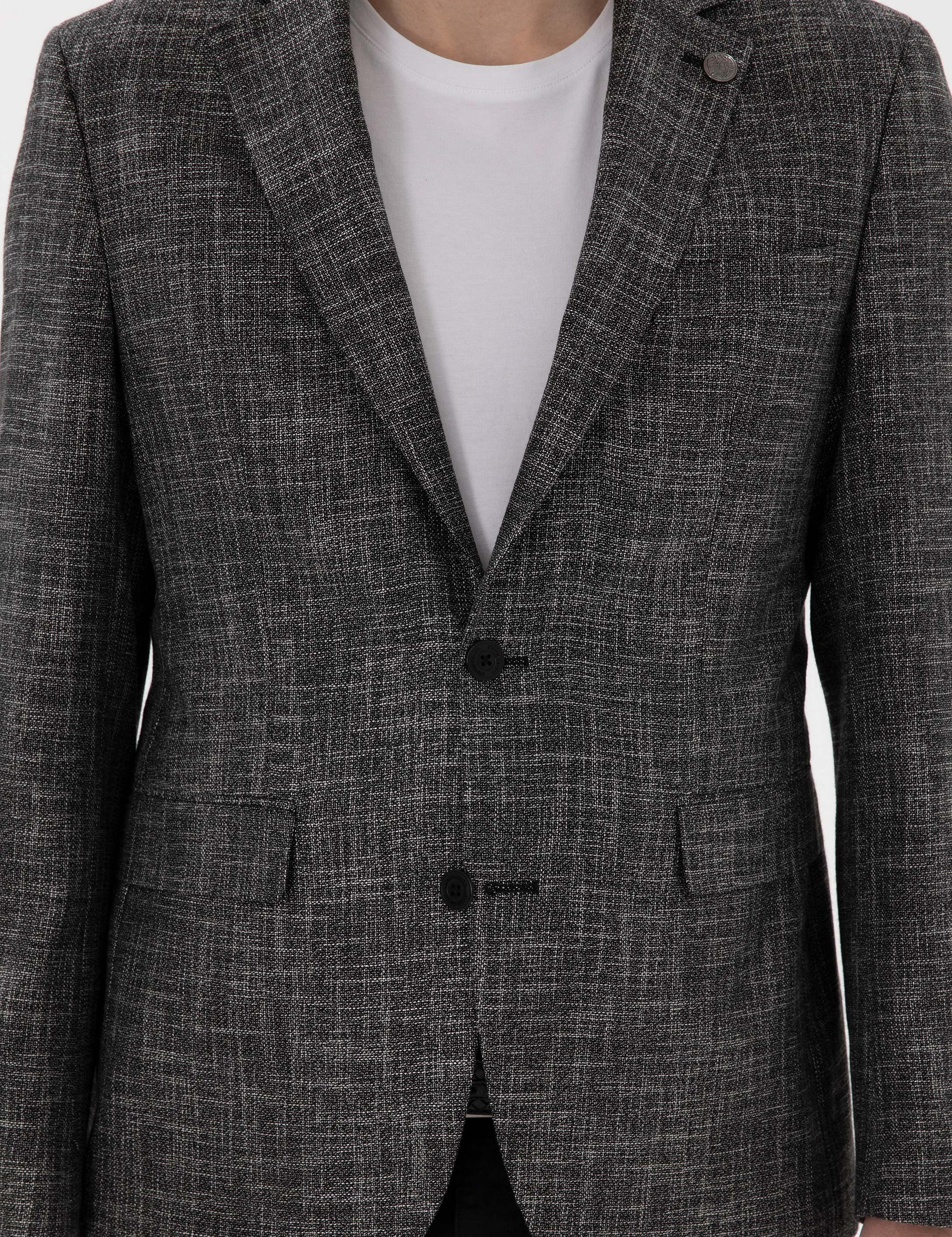 Siyah Slim Fit Ceket