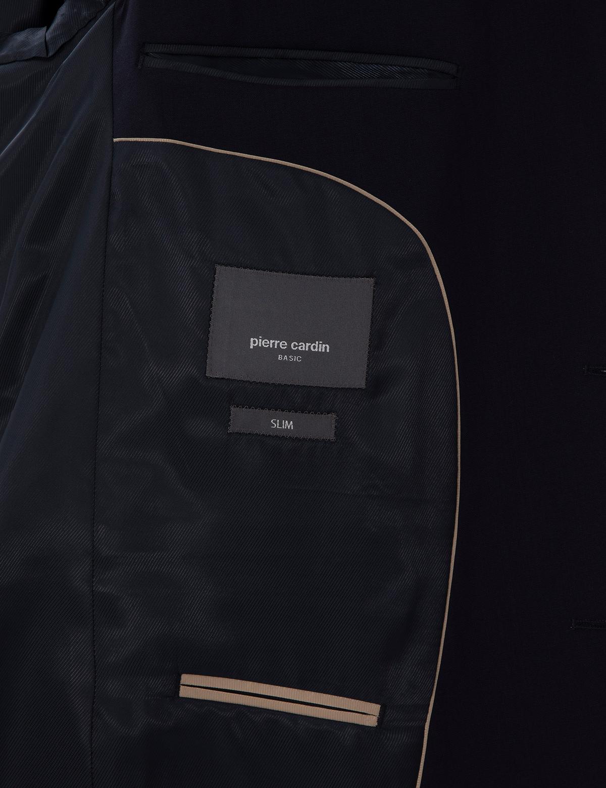 Lacivert Slim Fit Yün Takım Elbise - 50305448056