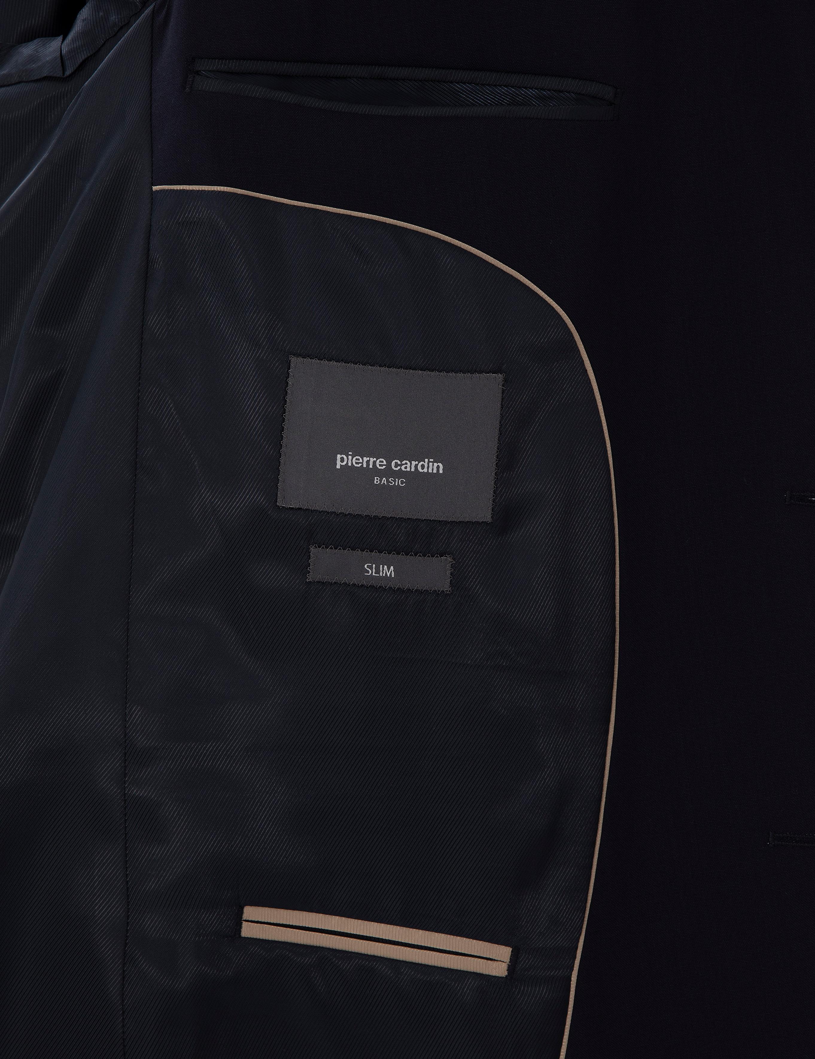 Lacivert Slim Fit Yün Takım Elbise