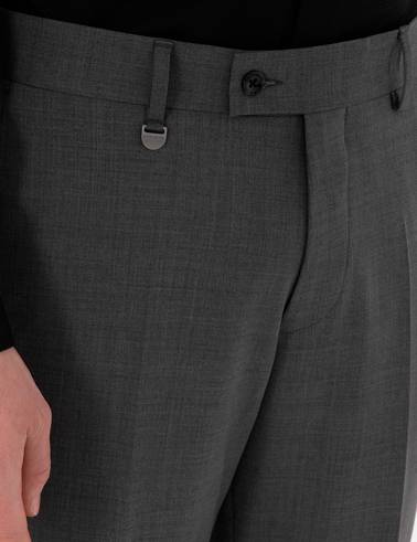 Füme Slim Fit %100 Yün Kumaş Pantolon