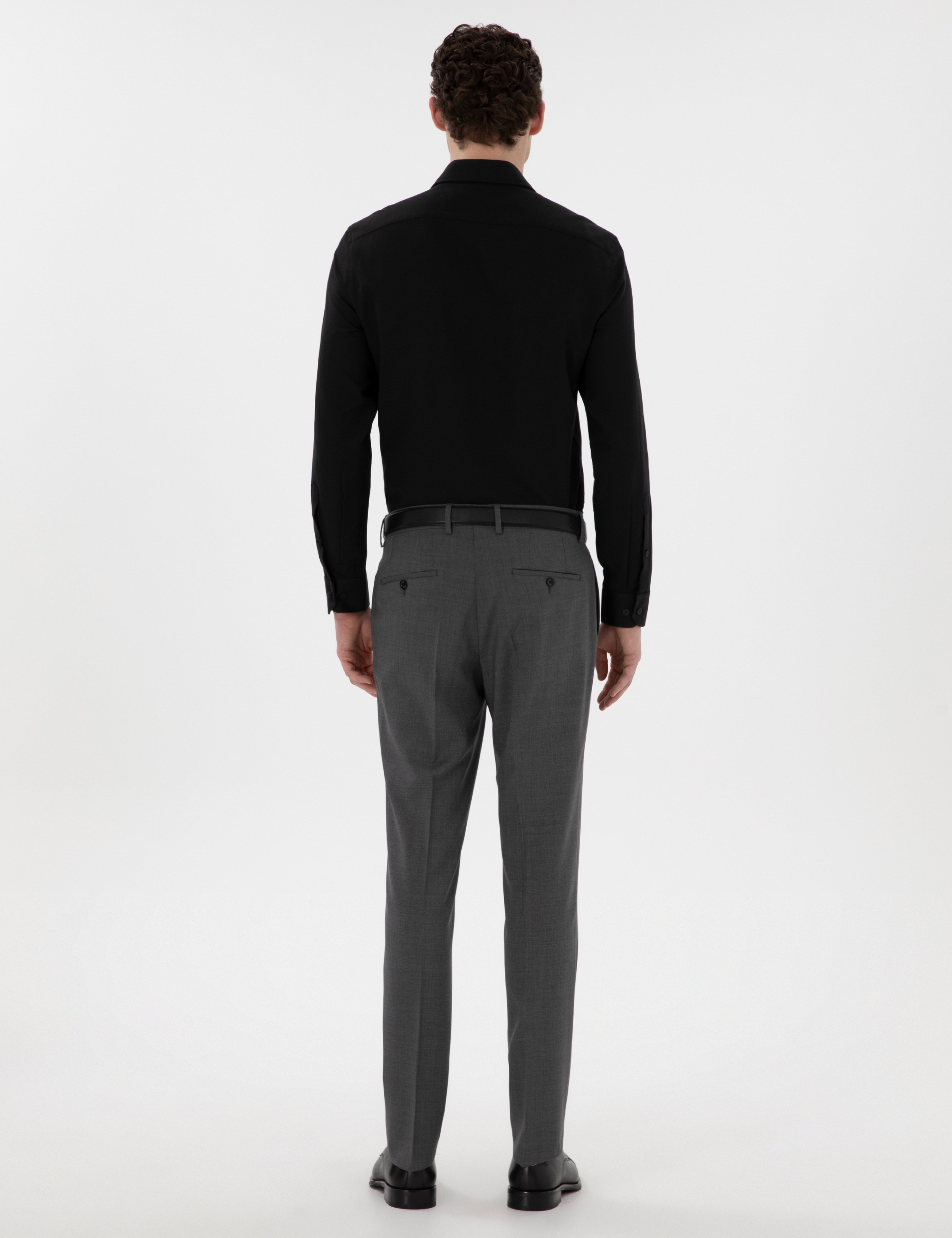 Füme Slim Fit %100 Yün Kumaş Pantolon