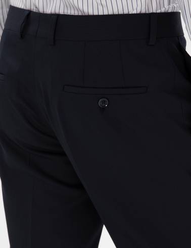 Lacivert Slim Fit Kumaş Pantolon