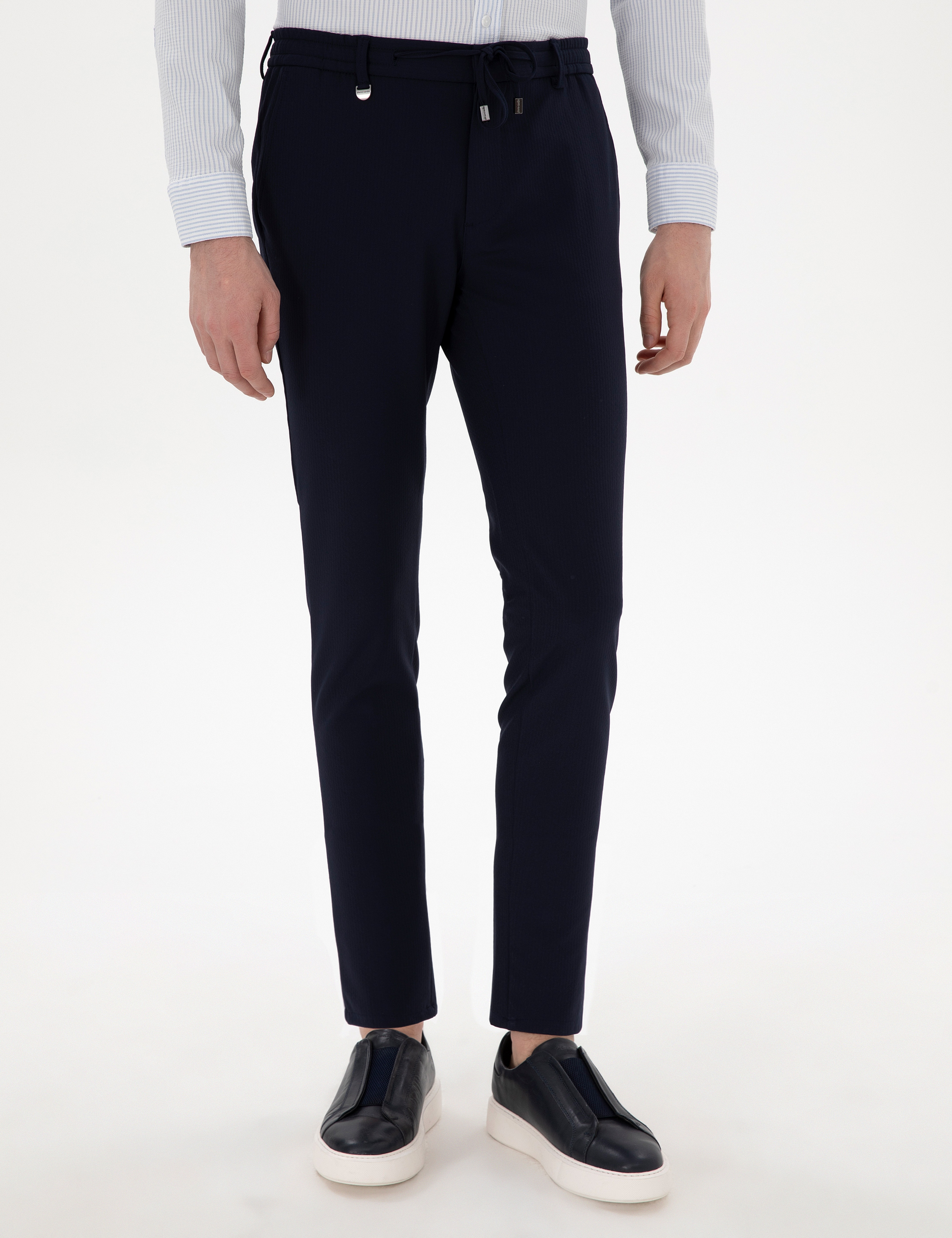 Lacivert Klasik Jogger Pantolon - Image 2