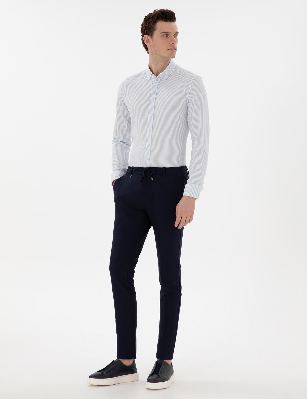 Lacivert Klasik Jogger Pantolon - 50303452143