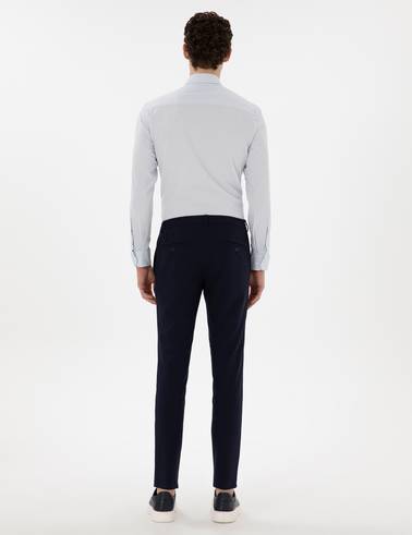 Lacivert Klasik Jogger Pantolon