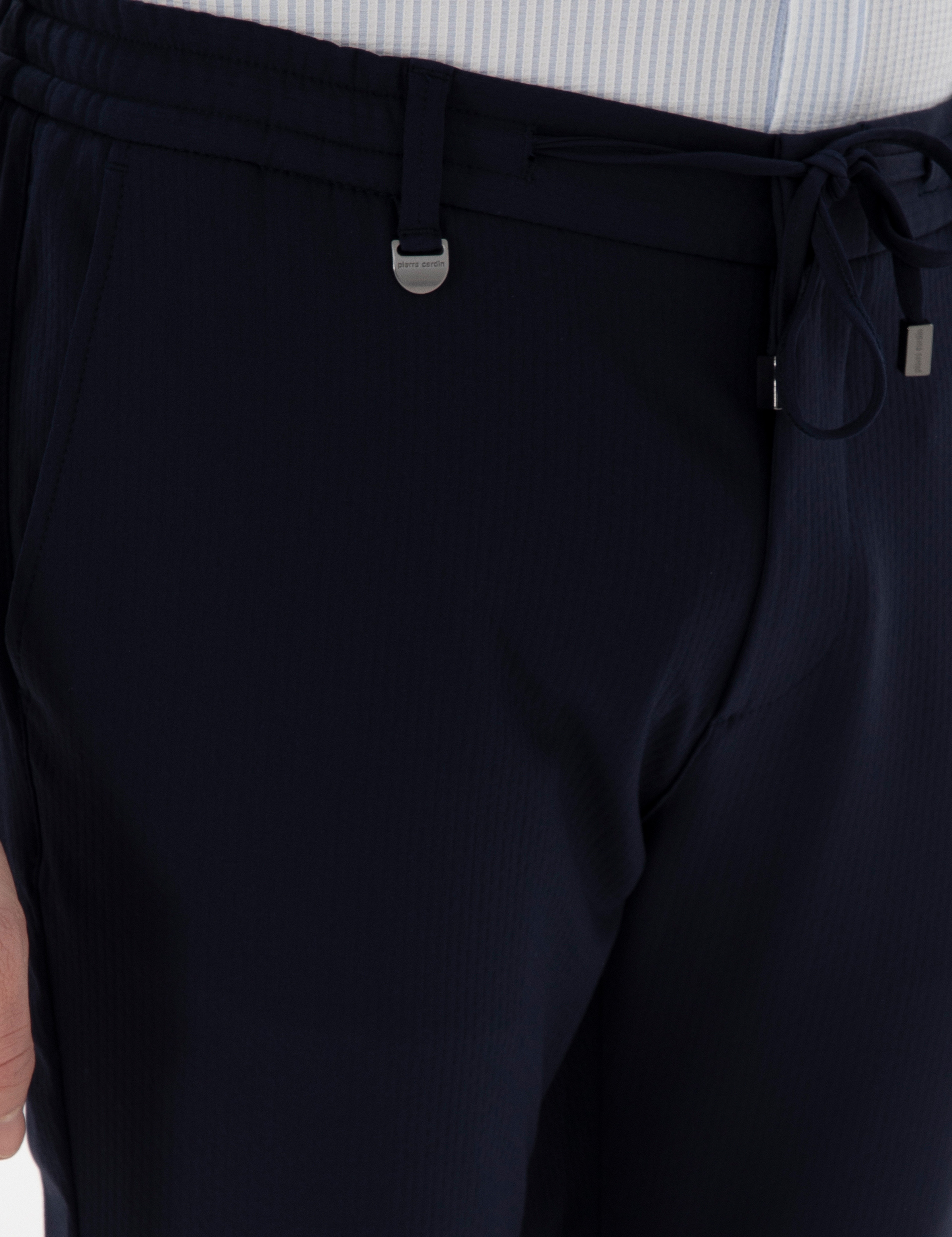 Lacivert Klasik Jogger Pantolon
