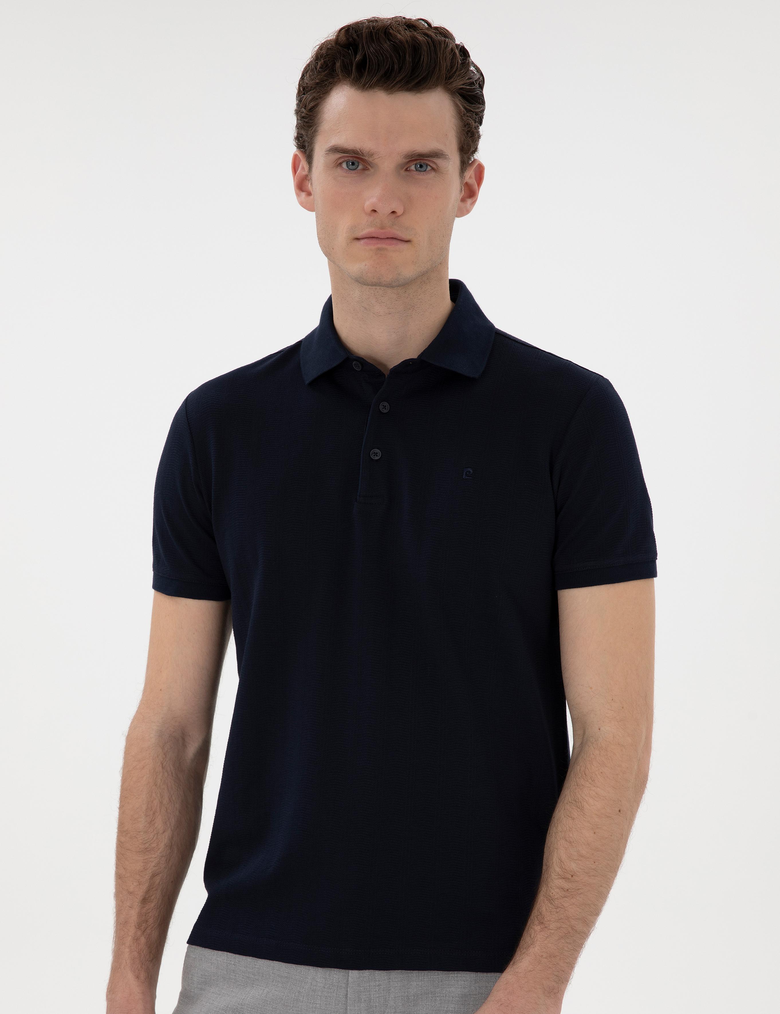 Lacivert Slim Fit Tişört