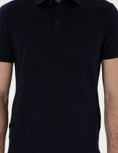 Lacivert Slim Fit Tişört