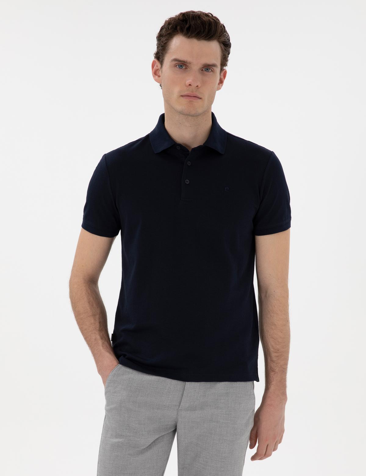 Lacivert Slim Fit Tişört