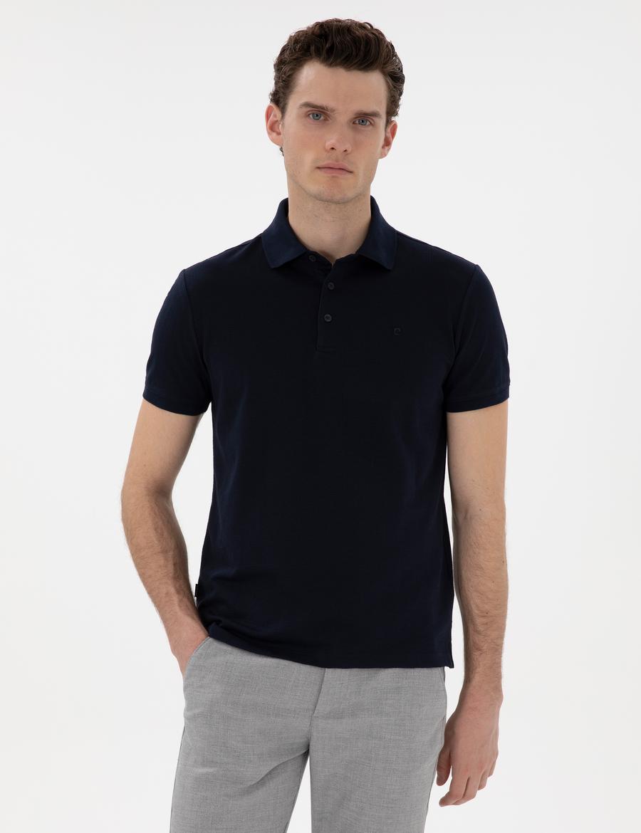 Lacivert Slim Fit Tişört