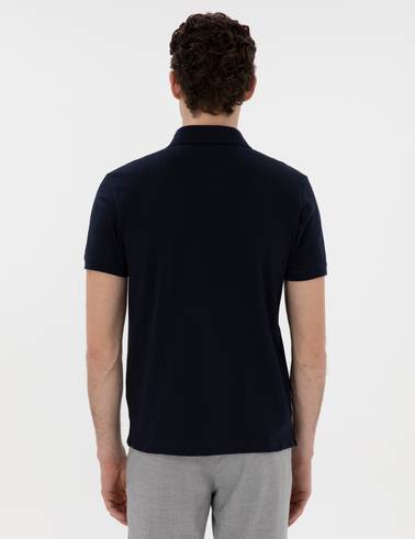 Lacivert Slim Fit Tişört