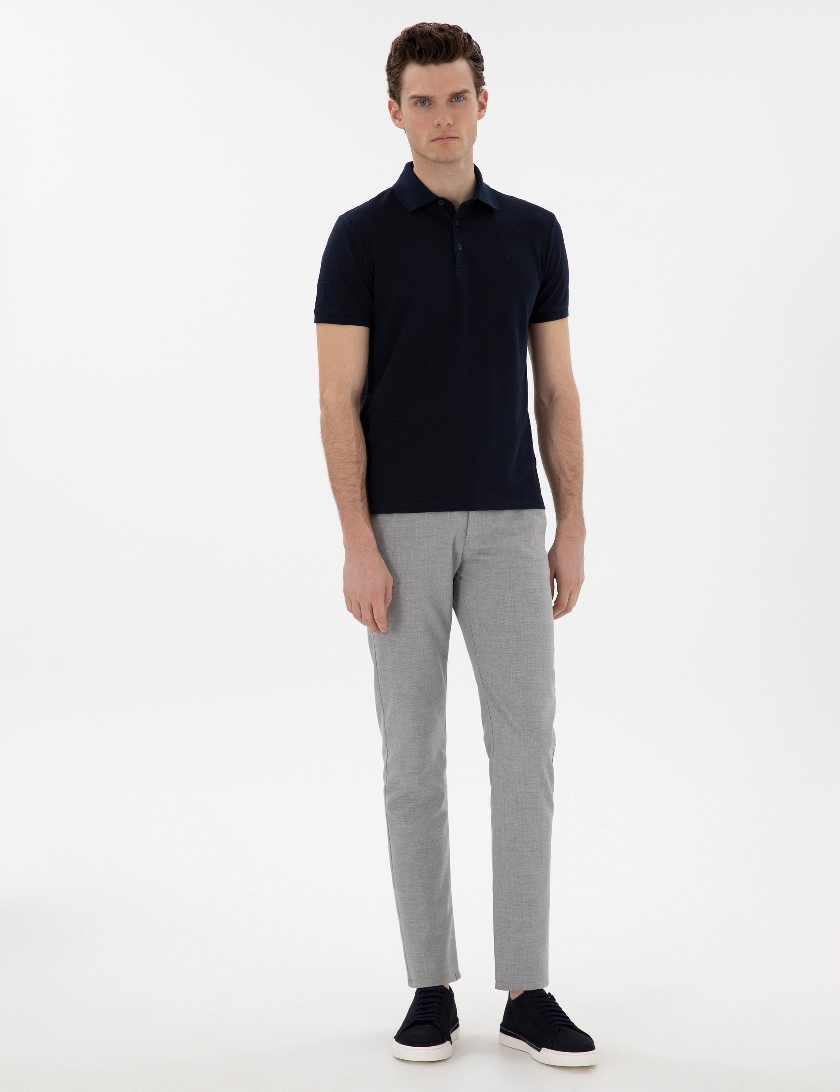 Lacivert Slim Fit Tişört