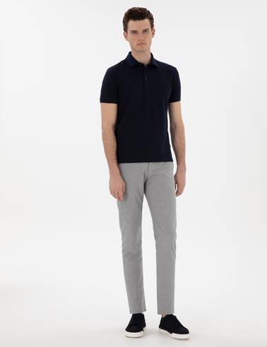 Lacivert Slim Fit Tişört