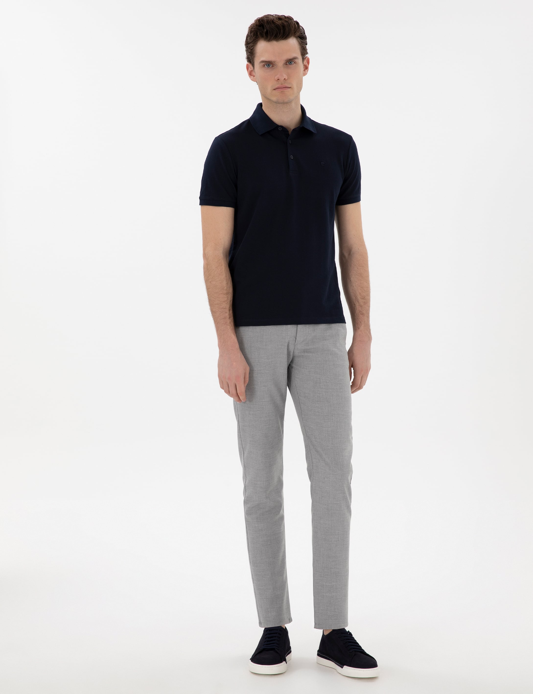 Lacivert Slim Fit Tişört - Image 4