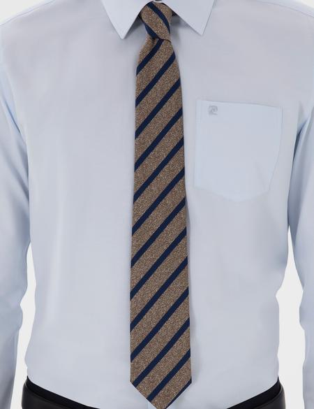 Açık Mavi Regular Fit Uzun Kollu Cepli Klasik Gömlek - 50303280014