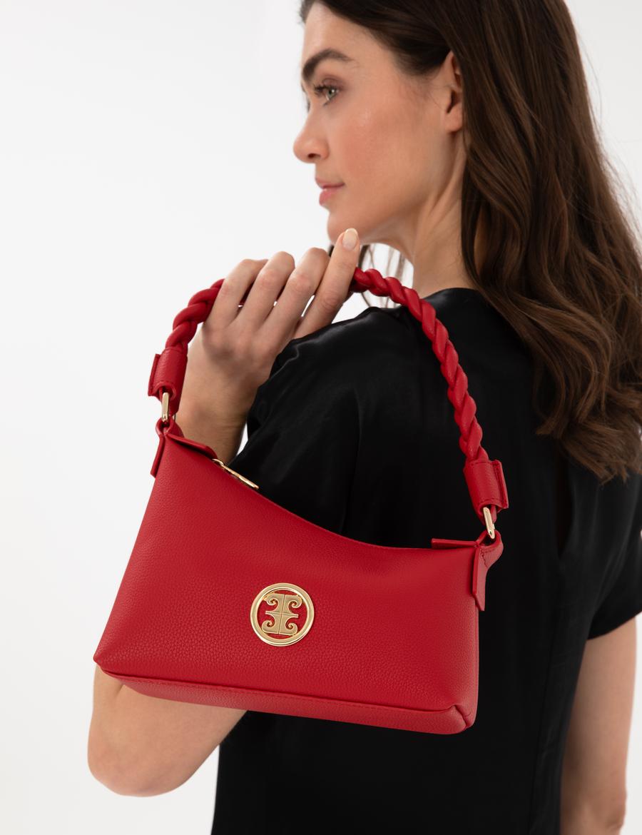 Kırmızı Omuz Çantası