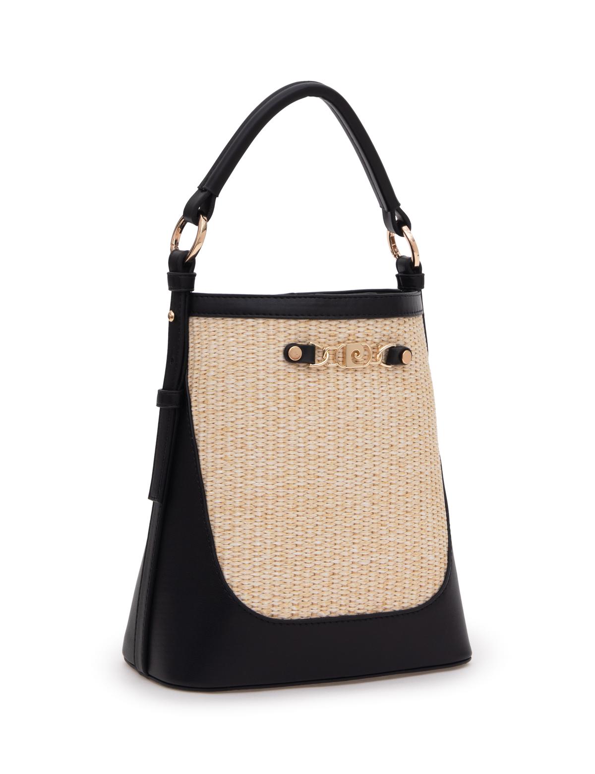 Siyah Hasır Çanta - 50305592002