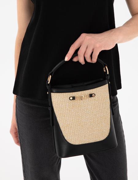 Siyah Hasır Çanta - 50305592002