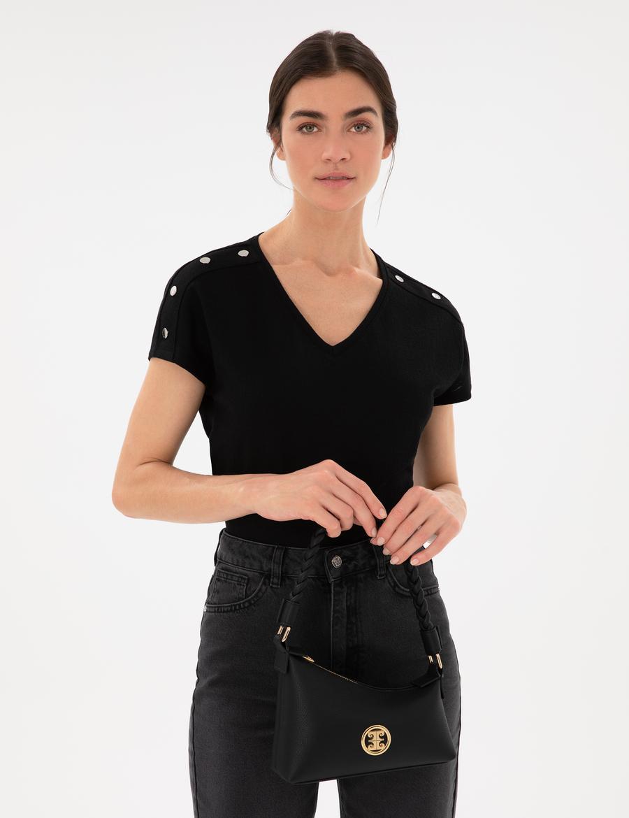 Siyah Omuz Çantası