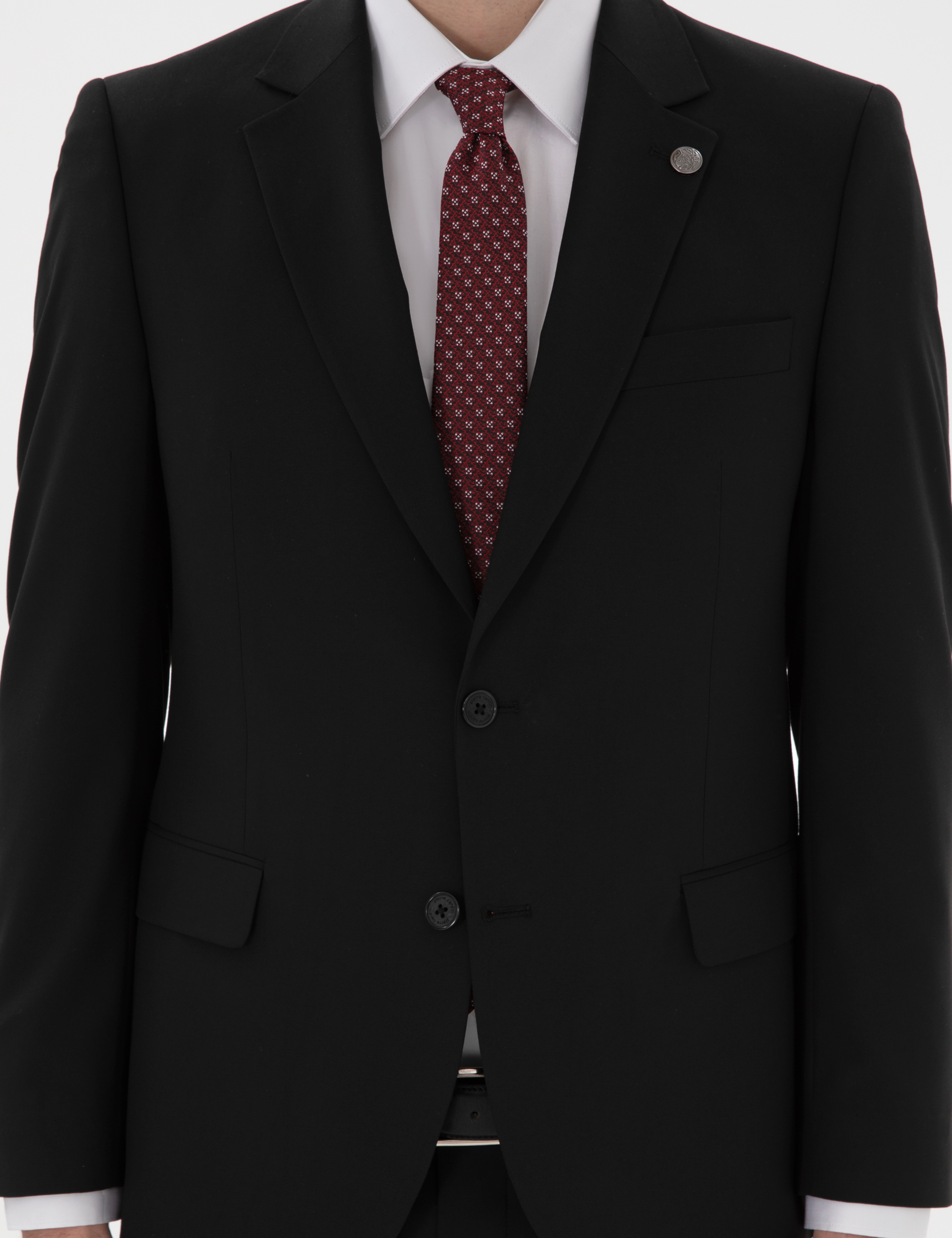 Siyah Slim Fit Takım Elbise - Image 7