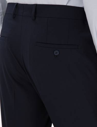 Lacivert Slim Fit Kumaş Pantolon