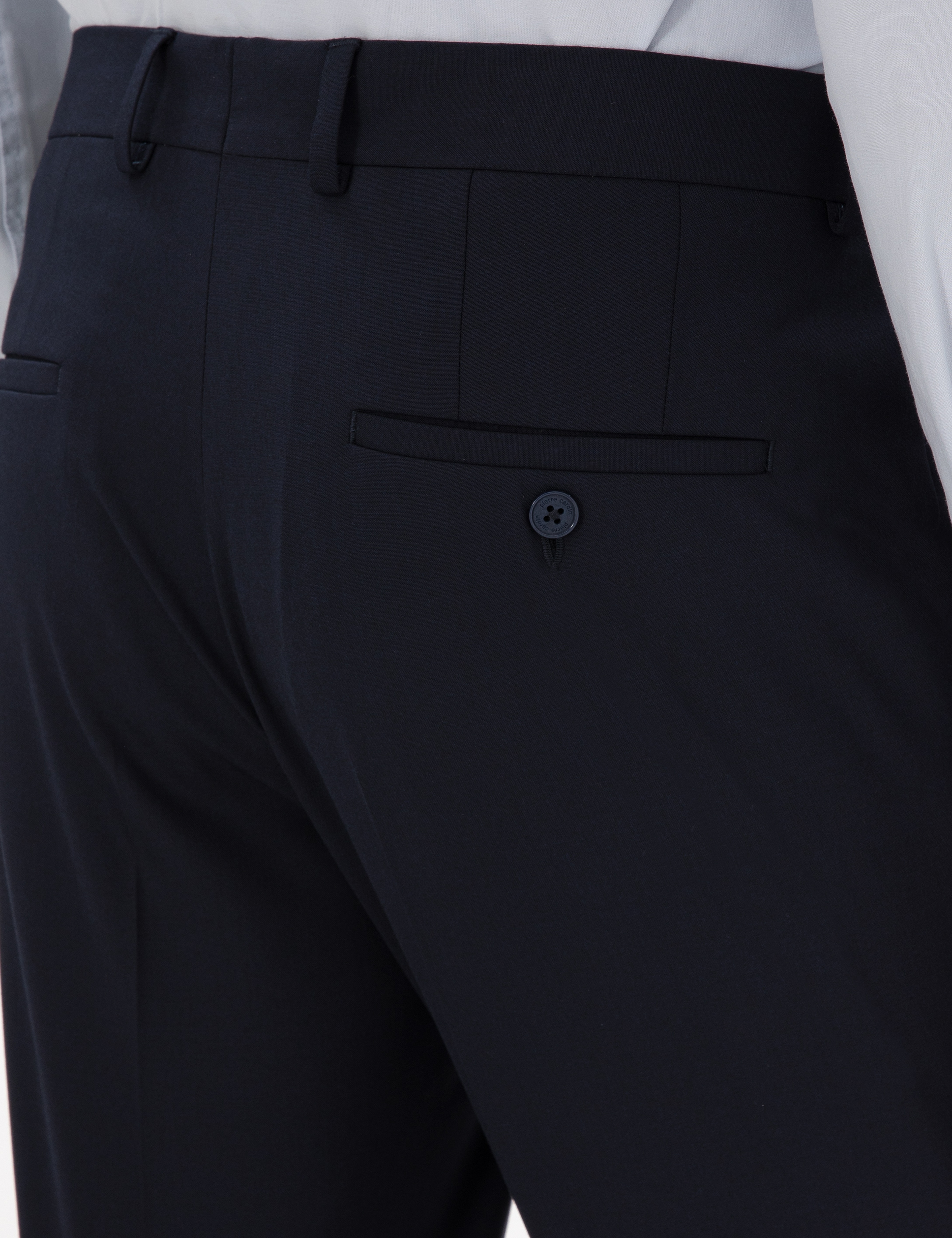 Lacivert Slim Fit Kumaş Pantolon - Image 6