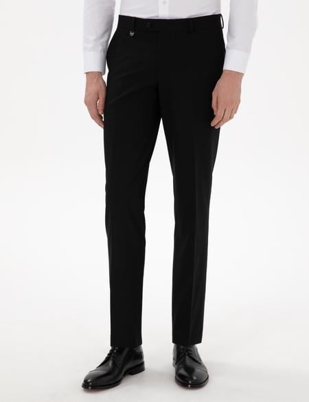 Siyah Slim Fit Kumaş Pantolon - 50309470009