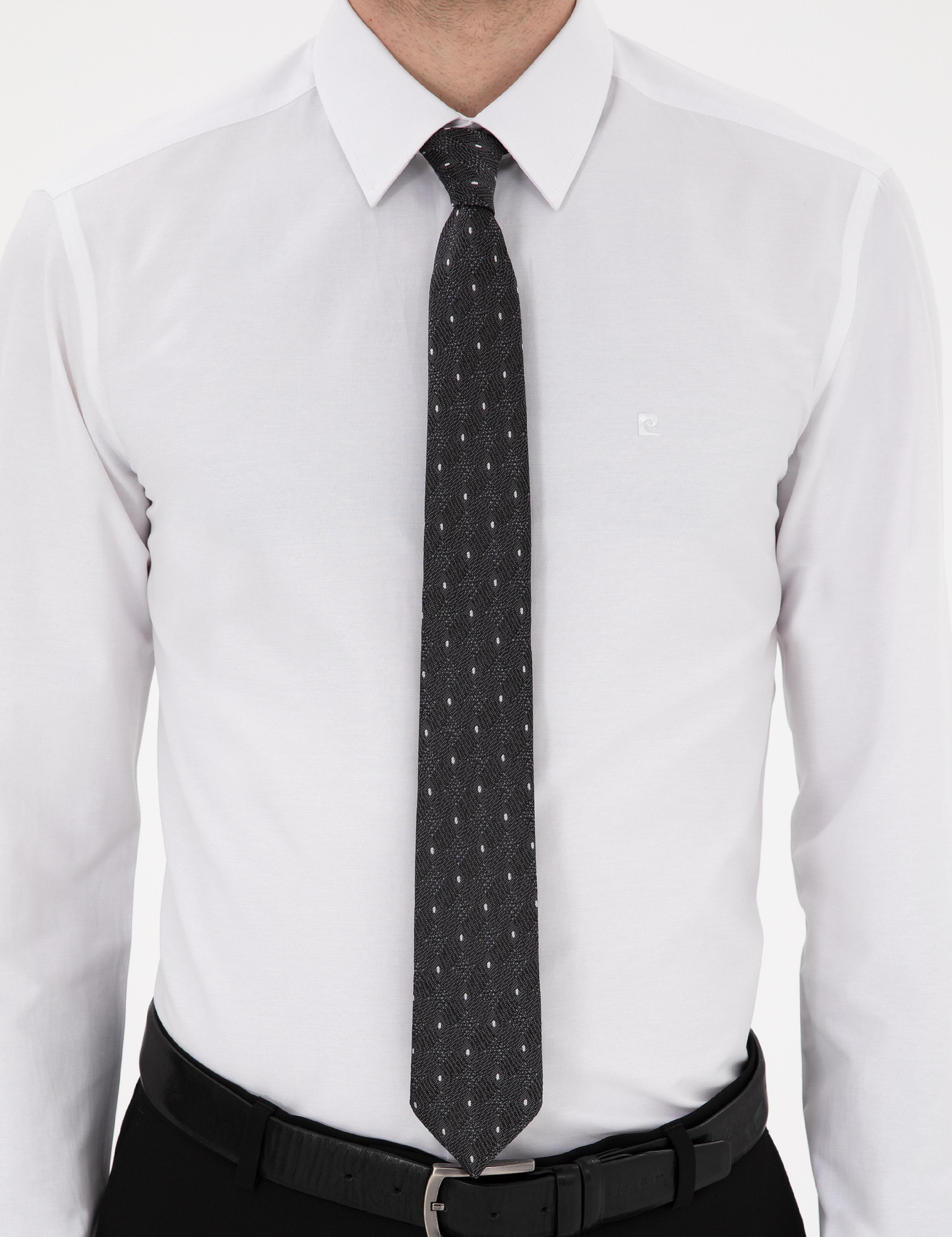 Beyaz Slim Fit Uzun Kollu Basic Gömlek