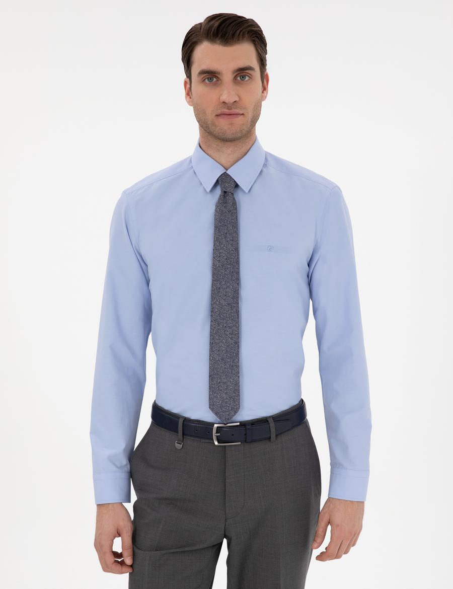 Mavi Regular Fit Uzun Kollu Basic Gömlek