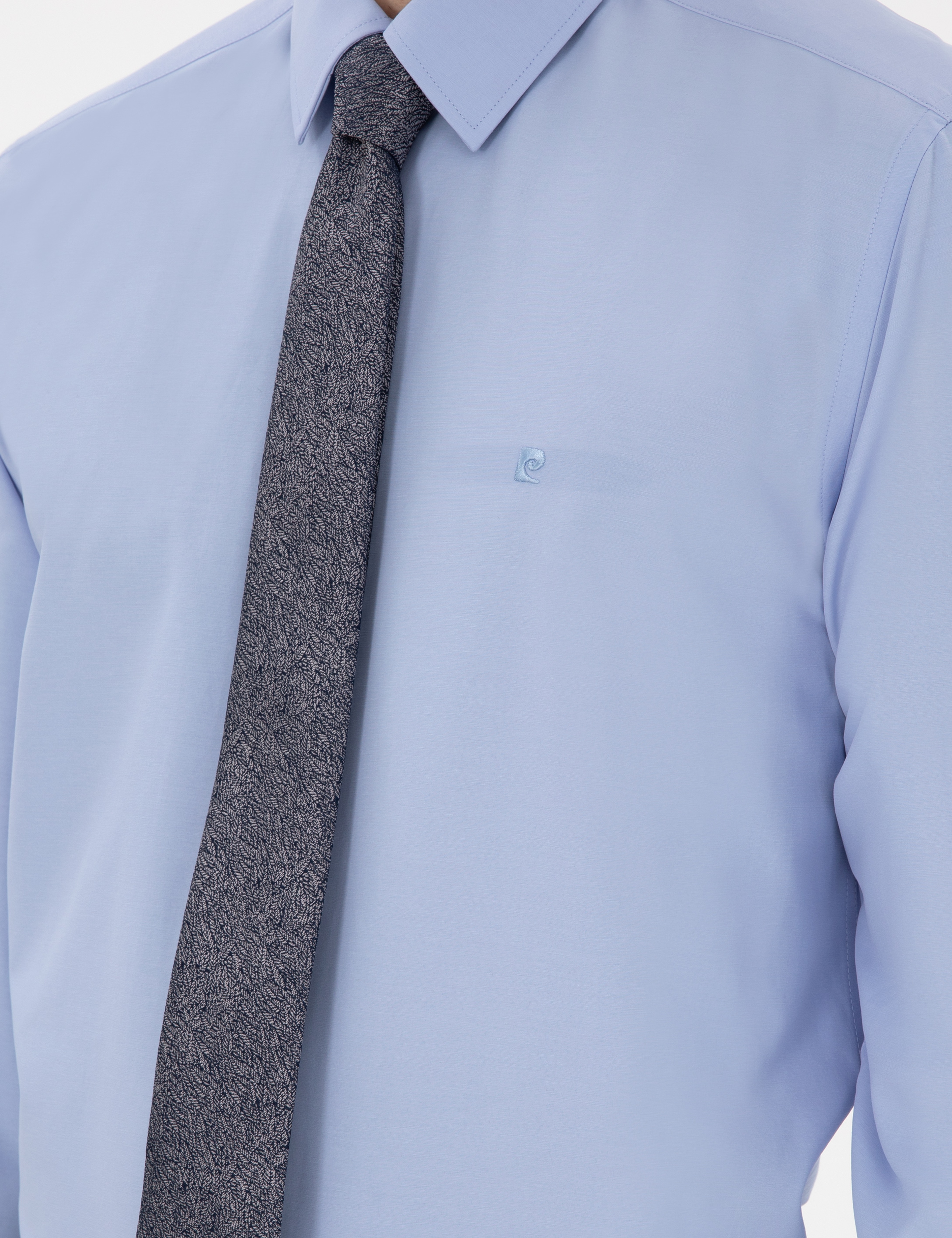 Mavi Regular Fit Uzun Kollu Basic Gömlek - Image 7