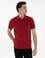 Nar Çiçeği Slim Fit Kıvrılmaz Polo Yaka Basic Tişört