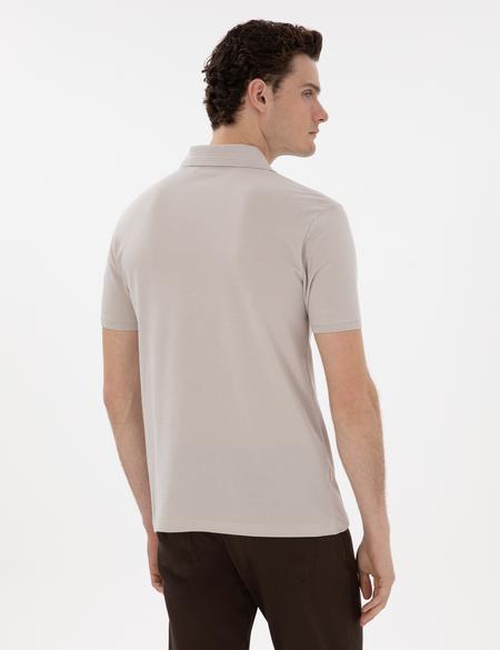 Taş Slim Fit Kıvrılmaz Polo Yaka Basic Tişört - 50302561017