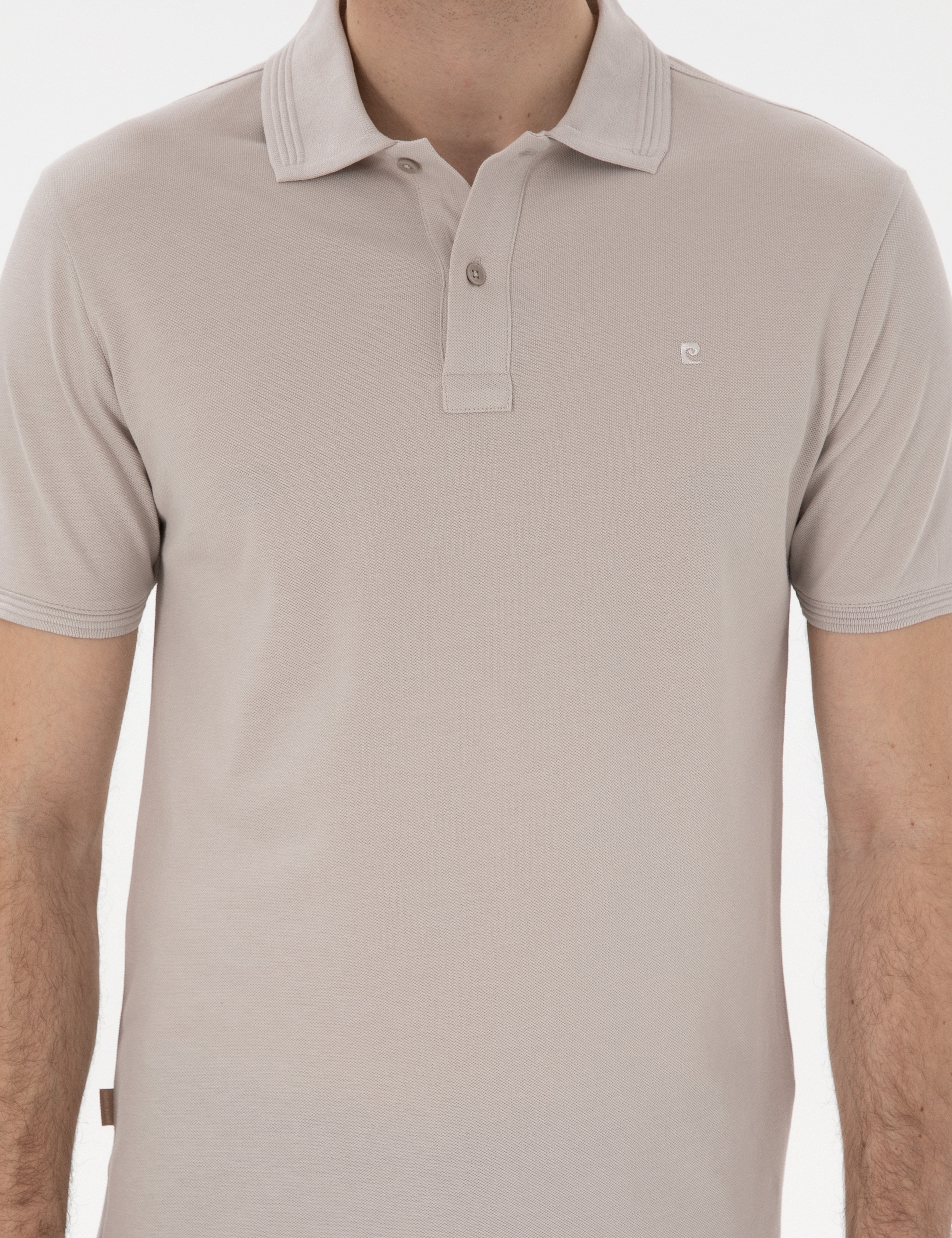 Taş Slim Fit Kıvrılmaz Polo Yaka Basic Tişört - Image 6